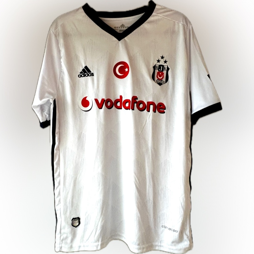 Beşiktaş Jersey l European Football Soccer Adidas Clima Cool | Men’s Large